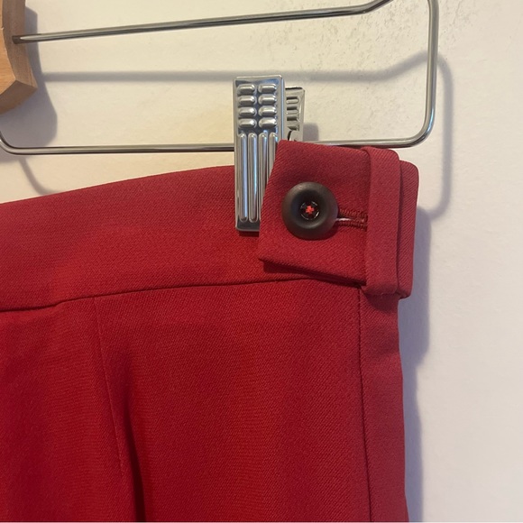 Chloé Red Wide Leg Trousers - Picture 5 of 9